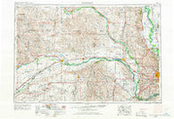 Fremont Nebraska Historical topographic map, 1:250000 scale, 1 X 2 Degree, Year 1955