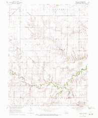 Friend SW Nebraska Historical topographic map, 1:24000 scale, 7.5 X 7.5 Minute, Year 1969