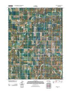 Friend SE Nebraska Historical topographic map, 1:24000 scale, 7.5 X 7.5 Minute, Year 2011