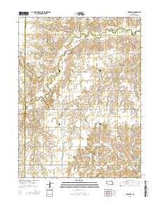 Friend SE Nebraska Current topographic map, 1:24000 scale, 7.5 X 7.5 Minute, Year 2014