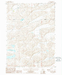 Frye Lake Nebraska Historical topographic map, 1:24000 scale, 7.5 X 7.5 Minute, Year 1987