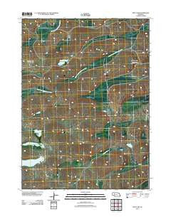 Frye Lake Nebraska Historical topographic map, 1:24000 scale, 7.5 X 7.5 Minute, Year 2011
