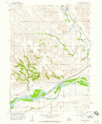 Fullerton NE Nebraska Historical topographic map, 1:24000 scale, 7.5 X 7.5 Minute, Year 1958
