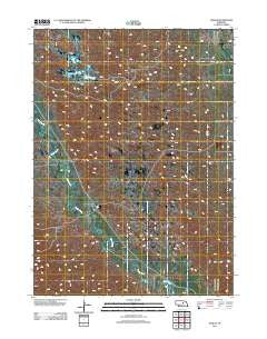 Gables Nebraska Historical topographic map, 1:24000 scale, 7.5 X 7.5 Minute, Year 2011