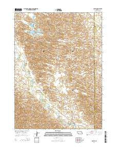 Gables Nebraska Current topographic map, 1:24000 scale, 7.5 X 7.5 Minute, Year 2014