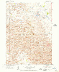 Gables NW Nebraska Historical topographic map, 1:24000 scale, 7.5 X 7.5 Minute, Year 1954