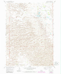 Gables NW Nebraska Historical topographic map, 1:24000 scale, 7.5 X 7.5 Minute, Year 1954