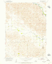 Gables SE Nebraska Historical topographic map, 1:24000 scale, 7.5 X 7.5 Minute, Year 1954