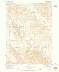 Gables SW Nebraska Historical topographic map, 1:24000 scale, 7.5 X 7.5 Minute, Year 1954
