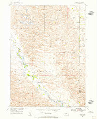 Gables Nebraska Historical topographic map, 1:24000 scale, 7.5 X 7.5 Minute, Year 1954