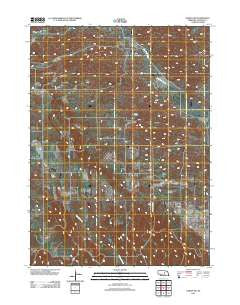 Gables SW Nebraska Historical topographic map, 1:24000 scale, 7.5 X 7.5 Minute, Year 2011