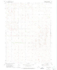 Gandy SW Nebraska Historical topographic map, 1:24000 scale, 7.5 X 7.5 Minute, Year 1972