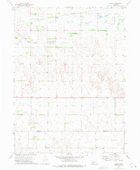 Gandy Nebraska Historical topographic map, 1:24000 scale, 7.5 X 7.5 Minute, Year 1972