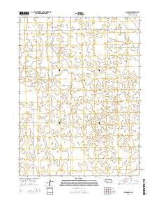 Gandy SW Nebraska Current topographic map, 1:24000 scale, 7.5 X 7.5 Minute, Year 2014