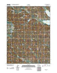 Garland Nebraska Historical topographic map, 1:24000 scale, 7.5 X 7.5 Minute, Year 2011