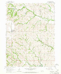 Garland Nebraska Historical topographic map, 1:24000 scale, 7.5 X 7.5 Minute, Year 1964