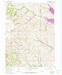Garland Nebraska Historical topographic map, 1:24000 scale, 7.5 X 7.5 Minute, Year 1964