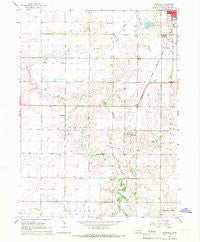 Garrison Nebraska Historical topographic map, 1:24000 scale, 7.5 X 7.5 Minute, Year 1965