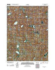 Gaunt Lake Nebraska Historical topographic map, 1:24000 scale, 7.5 X 7.5 Minute, Year 2011