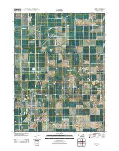 Geneva Nebraska Historical topographic map, 1:24000 scale, 7.5 X 7.5 Minute, Year 2011