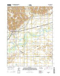 Genoa Nebraska Current topographic map, 1:24000 scale, 7.5 X 7.5 Minute, Year 2014