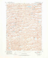 George Lake Nebraska Historical topographic map, 1:62500 scale, 15 X 15 Minute, Year 1948