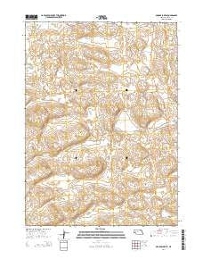 George Lake SE Nebraska Current topographic map, 1:24000 scale, 7.5 X 7.5 Minute, Year 2014