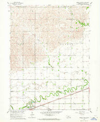 Gibbon North Nebraska Historical topographic map, 1:24000 scale, 7.5 X 7.5 Minute, Year 1962