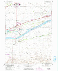 Gibbon South Nebraska Historical topographic map, 1:24000 scale, 7.5 X 7.5 Minute, Year 1962