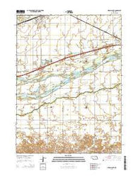 Gibbon South Nebraska Current topographic map, 1:24000 scale, 7.5 X 7.5 Minute, Year 2014