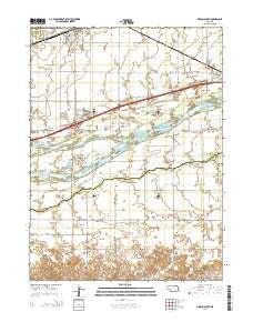 Gibbon South Nebraska Current topographic map, 1:24000 scale, 7.5 X 7.5 Minute, Year 2014