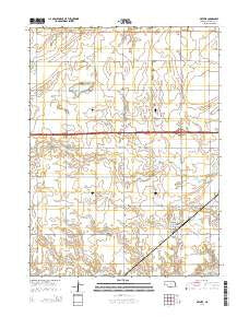 Giltner Nebraska Current topographic map, 1:24000 scale, 7.5 X 7.5 Minute, Year 2014
