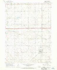 Giltner Nebraska Historical topographic map, 1:24000 scale, 7.5 X 7.5 Minute, Year 1967