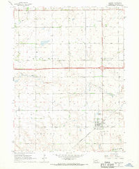 Giltner Nebraska Historical topographic map, 1:24000 scale, 7.5 X 7.5 Minute, Year 1967