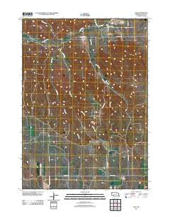 Glen Nebraska Historical topographic map, 1:24000 scale, 7.5 X 7.5 Minute, Year 2011