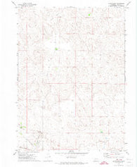 Glinn Ranch Nebraska Historical topographic map, 1:24000 scale, 7.5 X 7.5 Minute, Year 1971