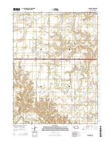 Goehner Nebraska Current topographic map, 1:24000 scale, 7.5 X 7.5 Minute, Year 2014