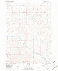 Goldman Lake NE Nebraska Historical topographic map, 1:24000 scale, 7.5 X 7.5 Minute, Year 1982