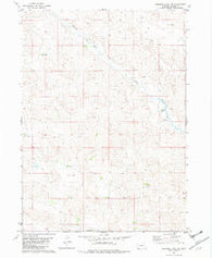 Goldman Lake NW Nebraska Historical topographic map, 1:24000 scale, 7.5 X 7.5 Minute, Year 1982