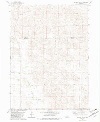 Goldman Lake SE Nebraska Historical topographic map, 1:24000 scale, 7.5 X 7.5 Minute, Year 1982