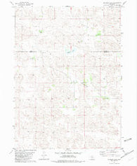 Goldman Lake Nebraska Historical topographic map, 1:24000 scale, 7.5 X 7.5 Minute, Year 1982