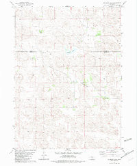 Goldman Lake Nebraska Historical topographic map, 1:24000 scale, 7.5 X 7.5 Minute, Year 1982