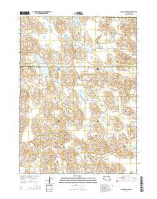 Goldman Lake Nebraska Current topographic map, 1:24000 scale, 7.5 X 7.5 Minute, Year 2014