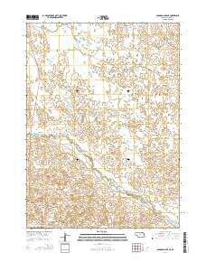 Goldman Lake NE Nebraska Current topographic map, 1:24000 scale, 7.5 X 7.5 Minute, Year 2014