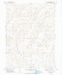 Good Hope Cemetery Nebraska Historical topographic map, 1:24000 scale, 7.5 X 7.5 Minute, Year 1972