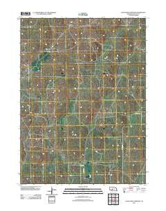 Good Hope Cemetery Nebraska Historical topographic map, 1:24000 scale, 7.5 X 7.5 Minute, Year 2011
