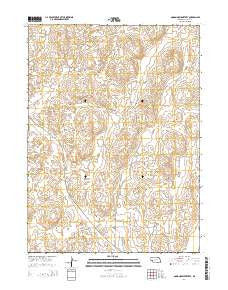 Good Hope Cemetery Nebraska Current topographic map, 1:24000 scale, 7.5 X 7.5 Minute, Year 2014