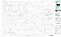 Goose Creek Nebraska Historical topographic map, 1:100000 scale, 30 X 60 Minute, Year 1985