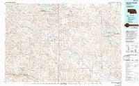 Goose Creek Nebraska Historical topographic map, 1:100000 scale, 30 X 60 Minute, Year 1985