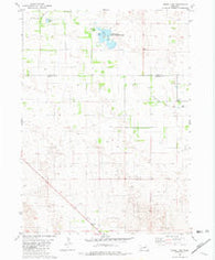 Goose Lake Nebraska Historical topographic map, 1:24000 scale, 7.5 X 7.5 Minute, Year 1981